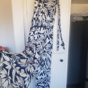 Sofia XL Blue & White Pantsuit